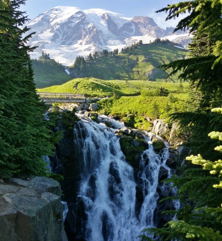 Rainier Waterfall Crossing