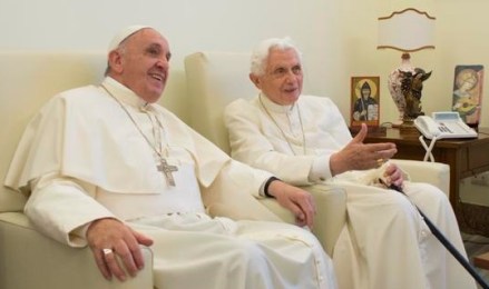 Popes Francis and Benedict