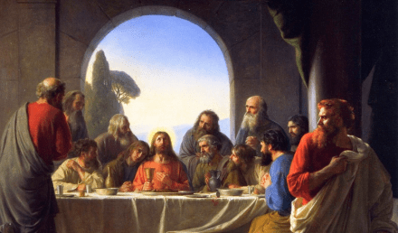 Detail from The Last Supper - Carl Heinrich Bloch